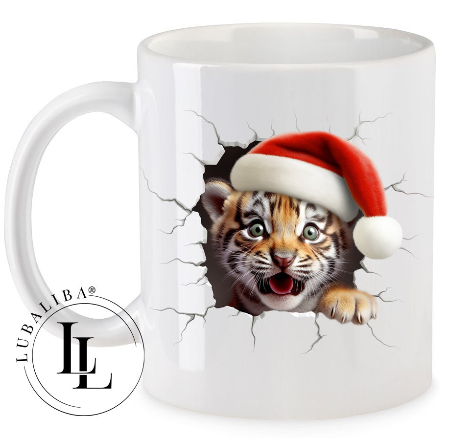 Tasse " 3D- Optik Christmas Tigger Ramo " ArtNr.: CBE